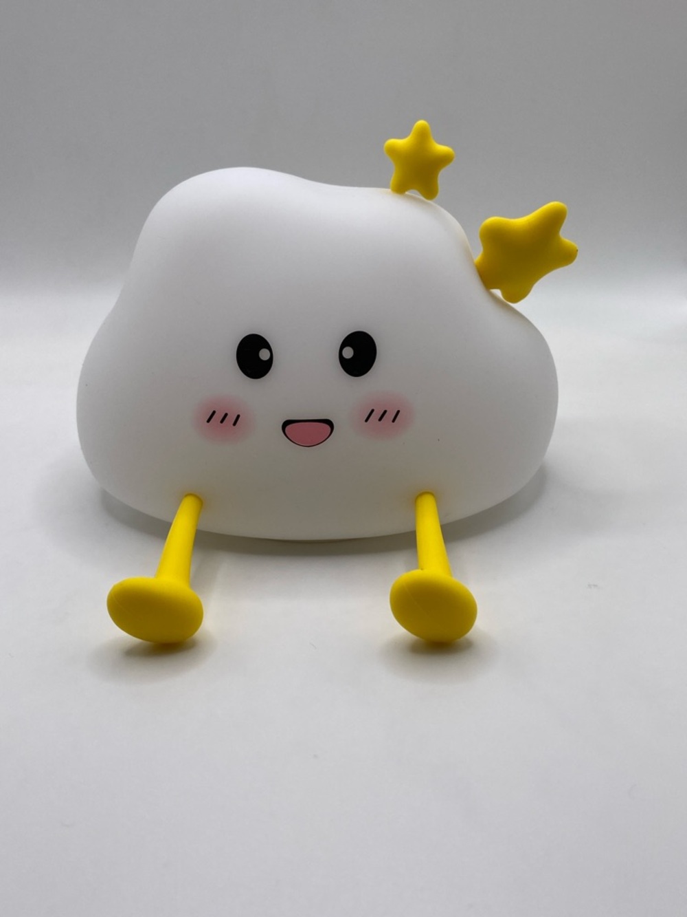 White Cloud Night Light with Yellow Stars - Kids
